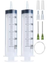 Seringas de 250 ml (pacote com 2) com tubo de 140 cm e agulha 14G 1,5" A AKRAF