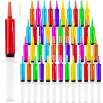 Seringas de festa Hifunwu de 20 ml (pacote com 100) para Halloween e Natal Seringas de festa Hifunwu de 20 ml (pacote com 100) para Halloween e Natal