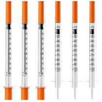 Seringas de laboratório MED NEEDLE U-100 1ml/cc 29G 1/4 (6 mm) Pacote com 100 Seringas de laboratório MED NEEDLE U-100 1ml/cc 29G 1/4 (6 mm) Pacote com 100