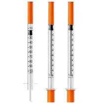 Seringas de laboratório MED NEEDLE U-100 1ml/cc com 30G 1/4 (6 mm), pacote com 100 Seringas de laboratório MED NEEDLE U-100 1ml/cc com 30G 1/4 (6 mm), pacote com 100