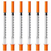 Seringas de laboratório MED NEEDLE U-100 1ml/CC com agulha 29G 1/2 (12,7 mm)
