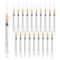 Seringas Dedsio 1 ml, 25G, 1" com Luer Lock, pacote com 100 unidades