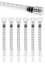 Seringas Luer Lock de 1 ml sem agulha, estéreis, pacote com 50