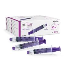 Seringas ONE-CARE 20 ml EnFit com tampa montada (pacote com 30)