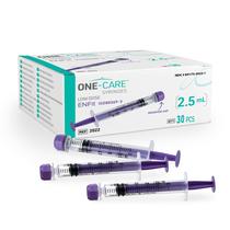 Seringas ONE-CARE EnFit 3mL com tampa montada estéril 30/caixa Seringas ONE-CARE EnFit 3mL com tampa montada estéril 30/caixa
