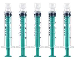 Seringas SHAOTONG 5mL Luer Lock com tampa estéril (pacote com 50) Seringas SHAOTONG 5mL Luer Lock com tampa estéril (pacote com 50)