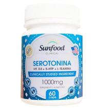 Serotonina sunfood vitamina d3 + 5-htp + l-teanina 60 caps