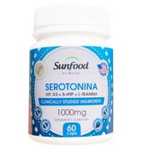 Serotonina - Vit D3+ 5-HTP+ L-Teanina - 60 cápsulas - SunFood