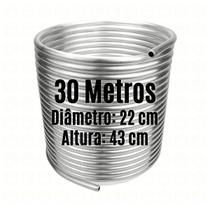 Serpentina para Chopeira - Alumínio 3/8" - Espiral Simples - 30 Metros - 22 cm