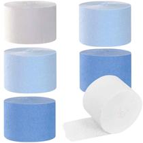 Serpentinas de papel crepom We Moment Dusty Blue Light Blue White Serpentinas de papel crepom We Moment Dusty Blue Light Blue White