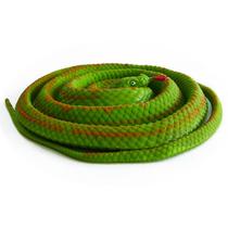 Serpiente de Goma BOHS, Juguete Elástico y Suave para Bromas, 130 cm
