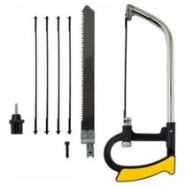 Serra Arco com Lâminas Extras Jogo Completo com 7 Peças, Prático e Resistente Serra Arco com Lâminas Extras Jogo Completo com 7 Peças, Prático e Resistente