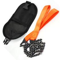 Serra Bolso Corrente Sobrevivência Camping com estojo Serra Bolso Corrente Sobrevivência Camping com estojo