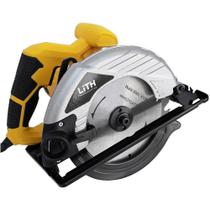 Serra Circular 110/127V 7.1/4 Polegadas 185mm Potência 1400W para Madeira 4500rpm Lith