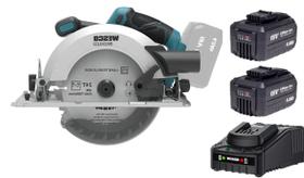 Serra Circular 18v 2 Bateria 4ah Carreg 190mm Wesco WS2821.9 Serra Circular 18v 2 Bateria 4ah Carreg 190mm Wesco WS2821.9
