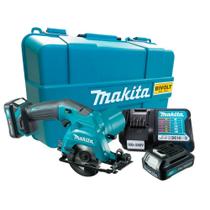 Serra Circular A Bateria 12V 1500 RPM Cxt 85Mm Com 2 Baterias Carregador e Maleta HS301DWYE Makita Serra Circular A Bateria 12V 1500 RPM Cxt 85Mm Com 2 Baterias Carregador e Maleta HS301DWYE Makita
