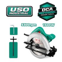 Serra Circular DCA 1500W 185MM com Disco e Guia Paralela Serra Circular DCA 1500W 185MM com Disco e Guia Paralela