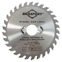 Serra Circular de Vídea com 30 Dentes 4.3-8 X 20mm 8253 Brasfort Serra Circular de Vídea com 30 Serra Circular de Vídea com 30 Dentes 4.3-8 X 20mm 8253 Brasfort Serra Circular de Vídea com 30