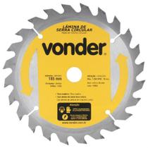 Serra Circular de Vídea Vonder 185x20mm 24 Dentes Serra Circular de Vídea Vonder 185x20mm 24 Dentes