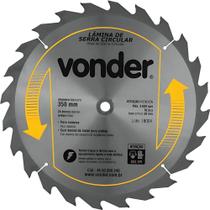 Serra Circular de Widea 14 POL 350 MM x 30 MM 24 Dentes VONDER