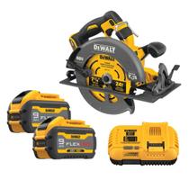 Serra Circular Dewalt 2 Baterias 60v 9ah Dcs578b + Carregador Rapido 110V Serra Circular Dewalt 2 Baterias 60v 9ah Dcs578b + Carregador Rapido 110V