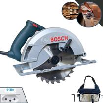 Serra Circular Elétrica Bosch GKS-150 127V 1500W Com Bolsa Para Ferramentas + Disco Com Vídea