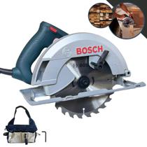 Serra Circular Elétrica Bosch GKS 150 Professional 127V 1500W + Guia Paralela e Disco Com Vídea