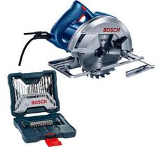 Serra Circular Gks150 Com Kit X-line 33 Peças Bosch 110v