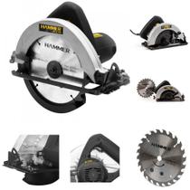Serra Circular Hammer 7.1 4 Polegadas Rolamentada 1100W