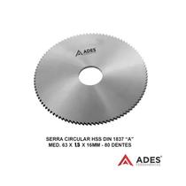 Serra Circular Hss Din 1837 A - Med. 63 X 1,5 X 16mm - PIVETA