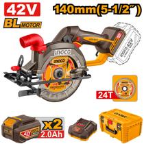 Serra Circular INGCO Bl 5 1/2" Bateria 42V P42M Serra Circular INGCO Bl 5 1/2" Bateria 42V P42M