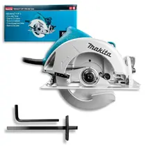 Serra Circular Makita 5007N 185mm 1800W 5800RPM Ajuste de Corte 45 e 90 Graus Coletor de Pó Empunhadura Ergonômica Marcenaria Construção Civil Obras