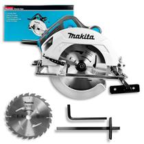 Serra Circular Makita Elétrica HS7010 1600W 7 1/4 185mm 127V/220V 5500 RPM Ideal para Madeira Profissional