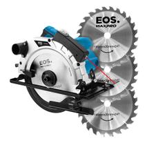 Serra Circular Profissional 1500W ESC01Pro 127V Max Pro E 3 Discos de Corte - EOS