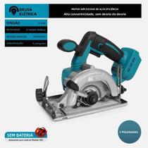 Serra Circular Sem Fio De 5/7 Polegadas, 5000rpm, Ajuste De Corte a 45 Graus Para Bateria Makita 18V