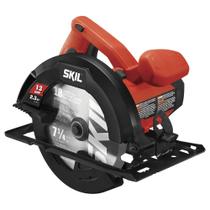 Serra circular Skil 5080-01 13A 7-1/4" com chanfro de 51 em vermelho
