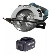 Serra Circular Wesco Ws2934 + 1 Bateria 4ah 18v Sem Carregador