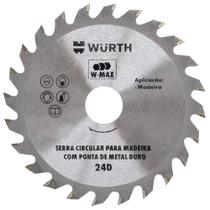 Serra Circular Widea Para Madeira 110mm 24 Dentes WURTH 0610024110
