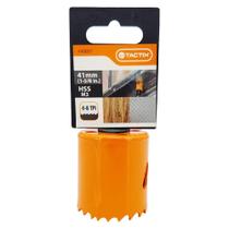 Serra Copo Bi-metal em Aço Rápido HSS 41mm (440037) - Tactix