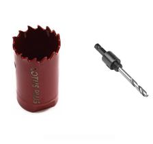 Serra Copo Bimetal Aço Rápido 29MM + Suporte Adaptador