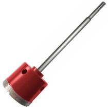 Serra Copo Broca Diamantada 53mm Com Haste SDS Perfurar Porcelanato Concreto Cerâmica