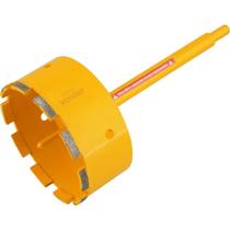 Serra copo diamantada 120 mm com haste VONDER