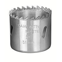 Serra Copo Diamantada 127 mm 5" Tramontina com Dente de Metal Duro e Aço Especial Cromado