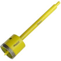 Serra copo diamantada 45 mm com haste encaixe 3/8"