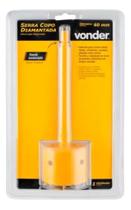 Serra Copo Diamantada 60mm Com Haste Encaixe 3/8" VONDER