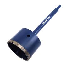 Serra Copo Diamantada 65 MM com Haste 7942 BRASFORT Serra Copo Diamantada 65 MM com Haste 7942 BRASFORT