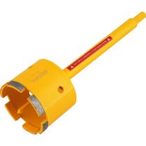 Serra Copo Diamantada 70 mm com Haste - VONDER Serra Copo Diamantada 70 mm com Haste - VONDER