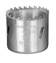 Serra Copo Diamantada 89 mm 3.1/2" Tramontina com Dente de Metal Duro e Aço Especial Cromado Serra Copo Diamantada 89 mm 3.1/2" Tramontina com Dente de Metal Duro e Aço Especial Cromado