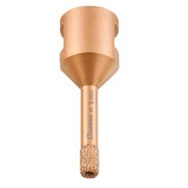 Serra Copo Diamantada 8mm Cerâmica Porcelanato Granito Mármore Azulejos Esmerilhadeira M14 Cortag