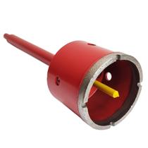 Serra Copo Diamantada Com Haste 65Mm Guia Profissional Htom